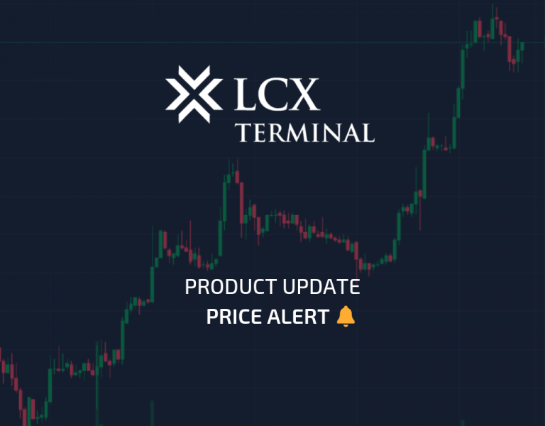 LCX Terminal - Price Alert Product Update