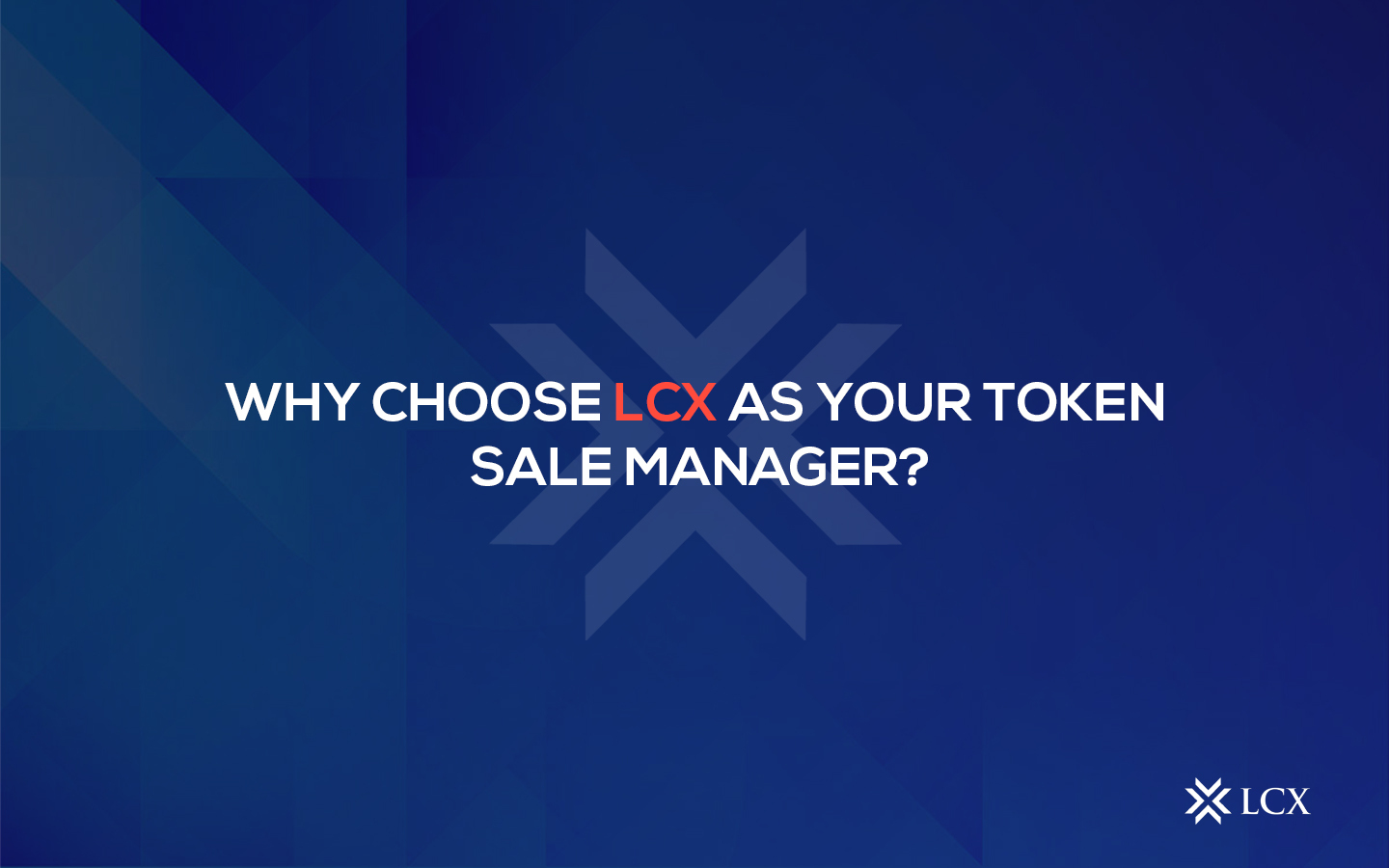LCX Token Sale Manager