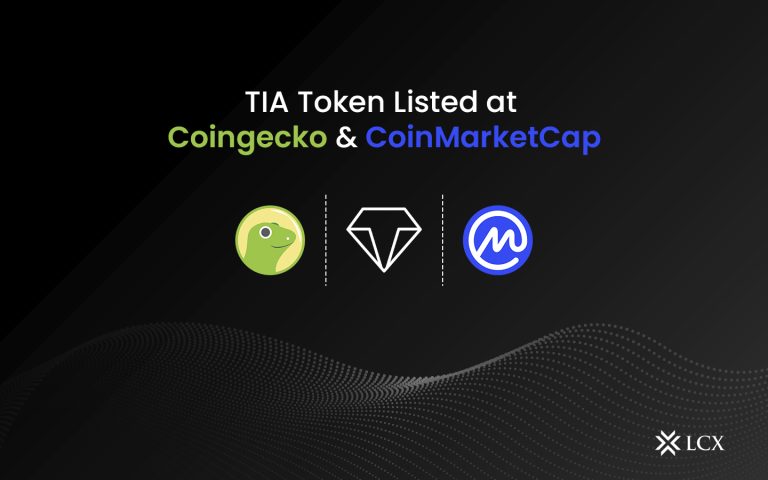 TIA token at Coingecko Coinmarketcap