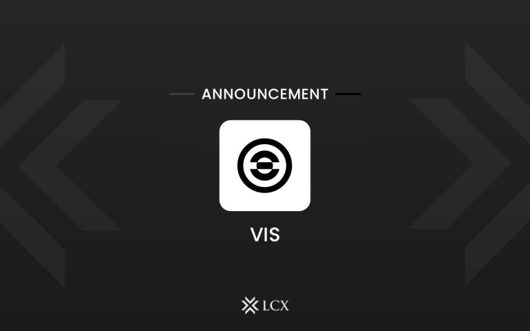 LCX VIS token listing