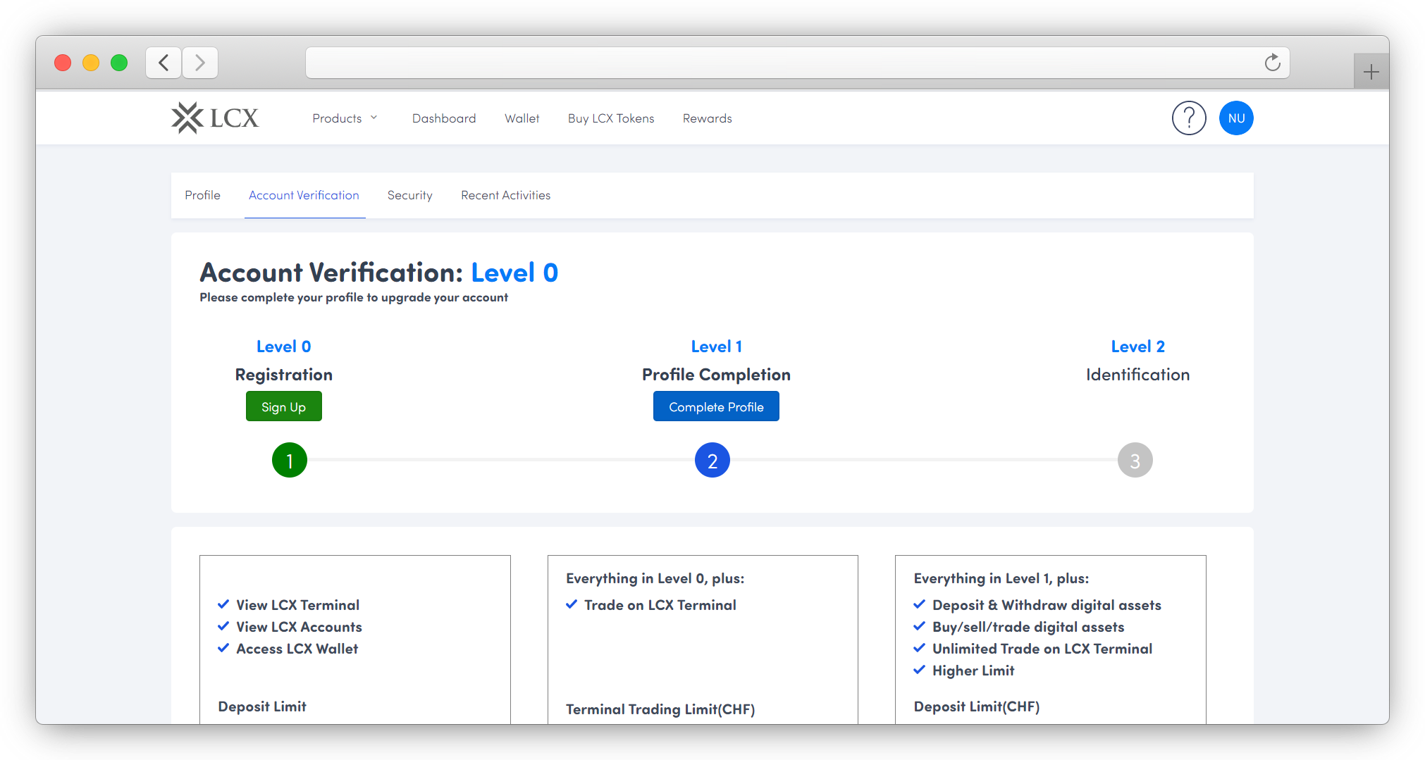 Account Verification