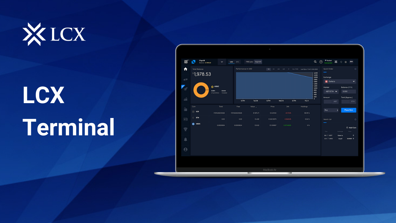 LCX Terminal Cryptocurrency Trading Platform For Professional Investors
