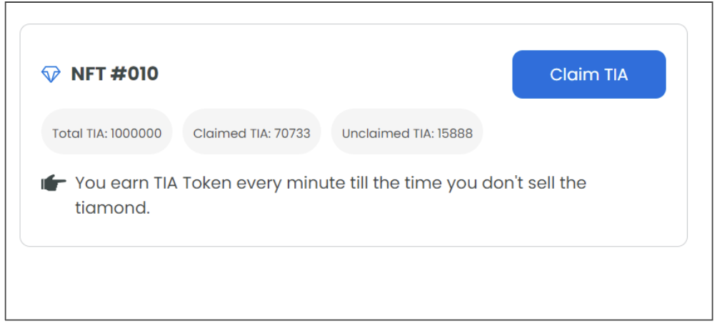 Claim TIA Tab
