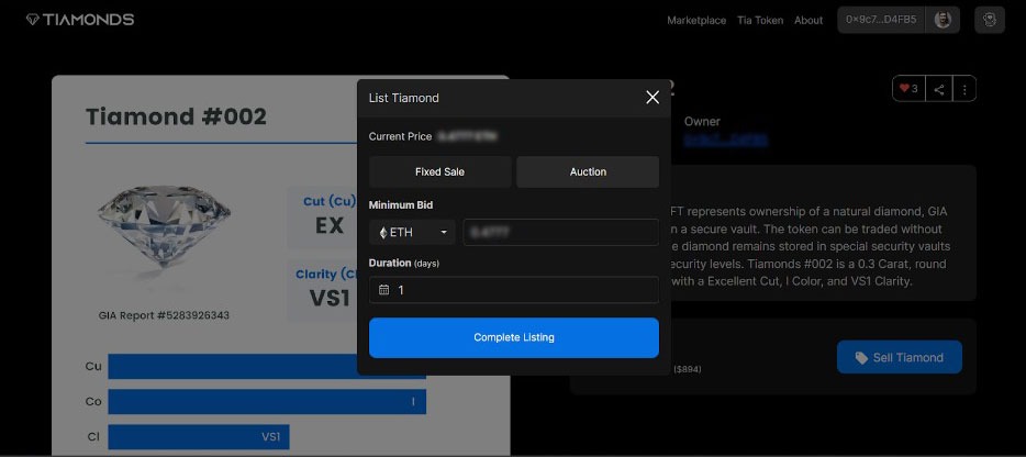 Auction Sale ETH Auction Sale ETH