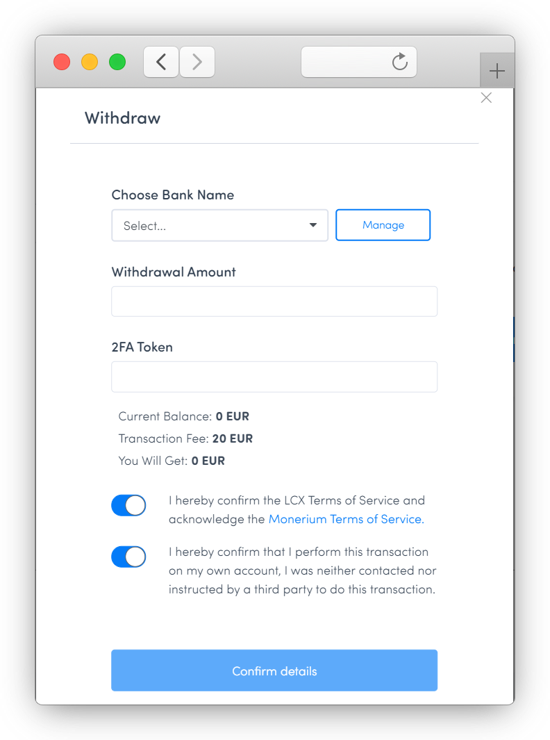 Withdraw