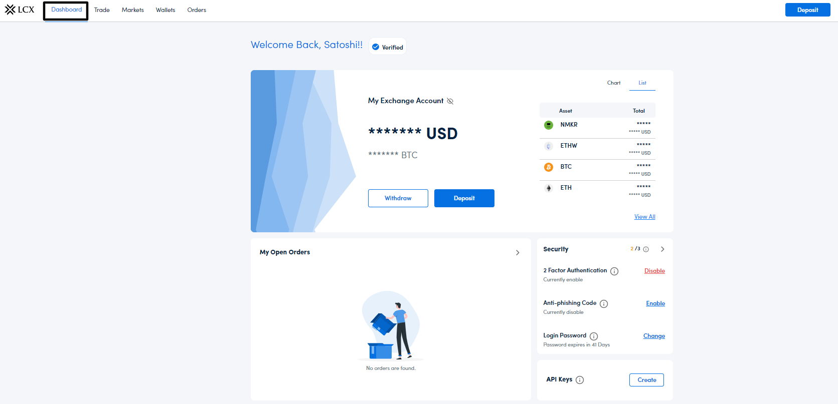 dashboard API dashboard API